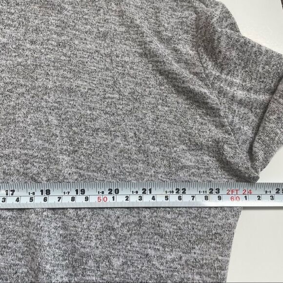 Aritzia Wilfred Free Martha Mock Neck Sleeve Sweater in Gray Sz Small - Picture 8 of 9